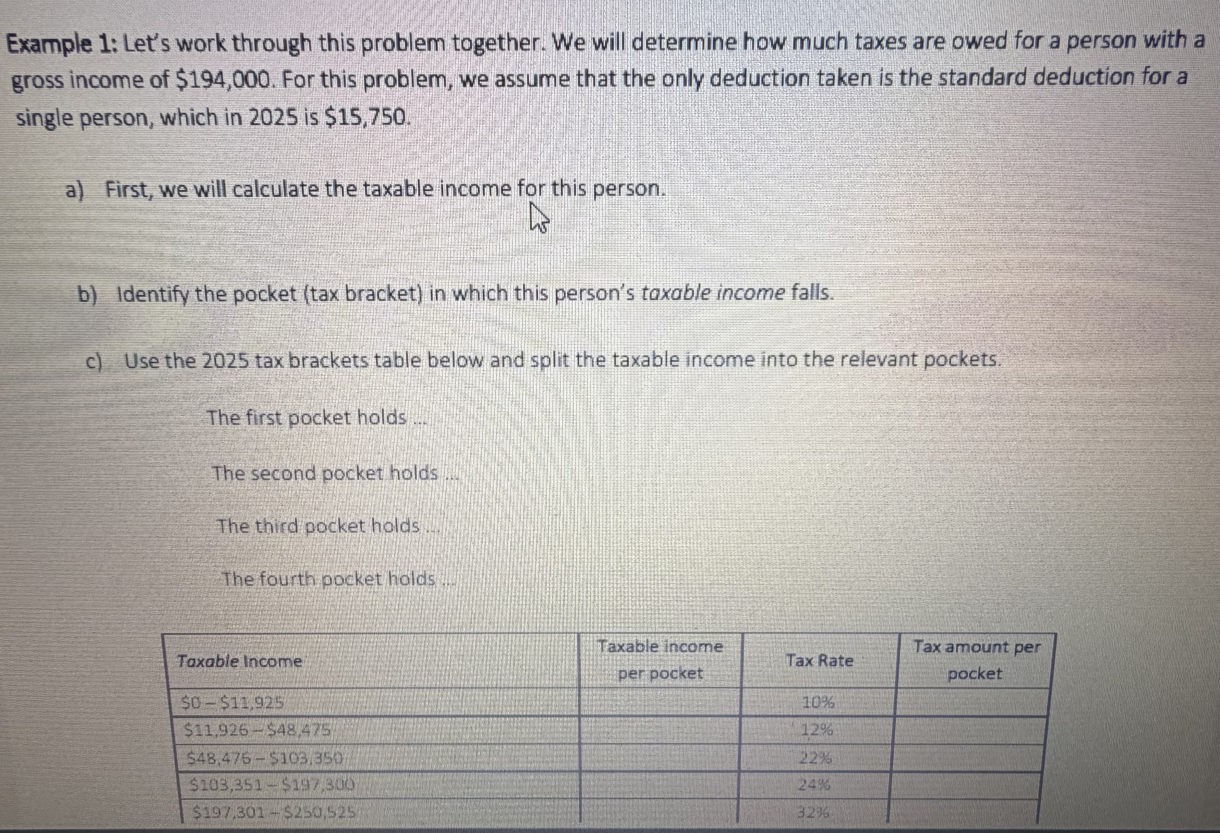 Math Tax Example Problem With Answer Solved Example 1: Let's work through this problem together. | Chegg.com