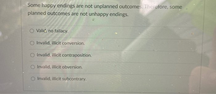 Solved Some A Are Non-B. (F) Obversion O Some A Are Not B. | Chegg.com