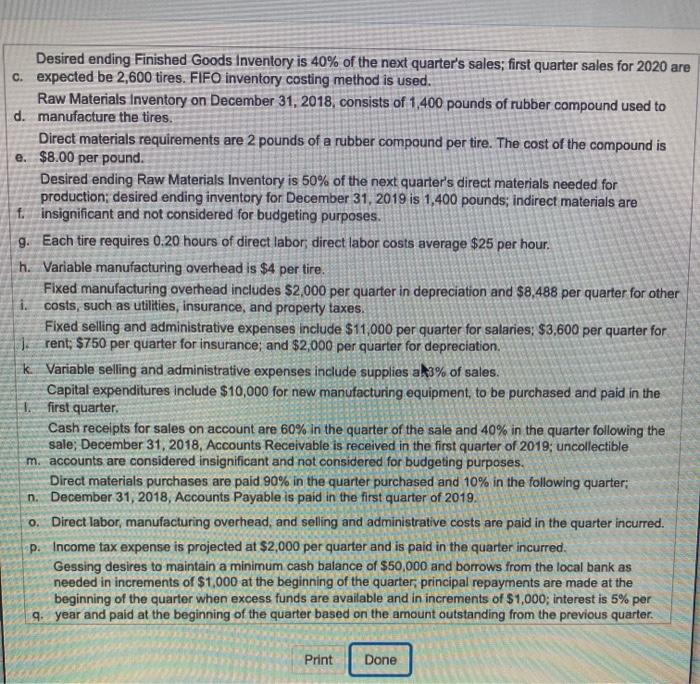 Solved Cash Payments First Second Third Fourth Quarter | Chegg.com