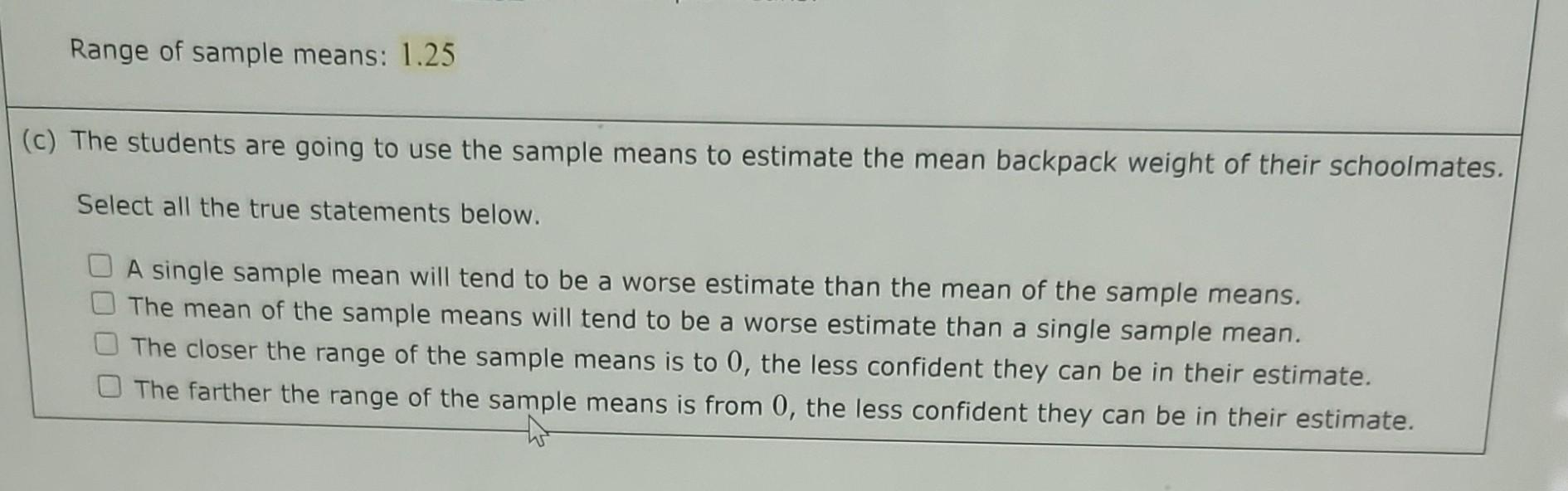 solved-range-of-sample-means-1-25-c-the-students-are-going-chegg