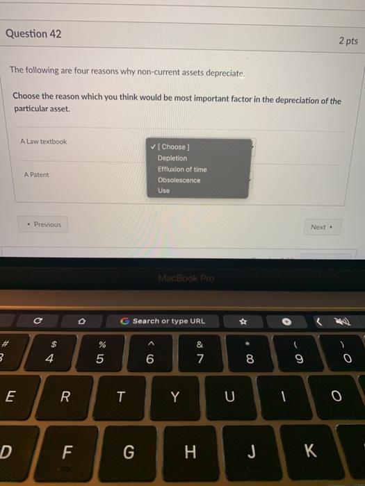 Solved Question 42 2 pts The following are four reasons why | Chegg.com