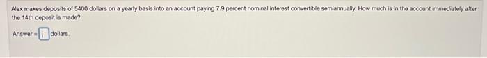 20 percent of 5400 dollars