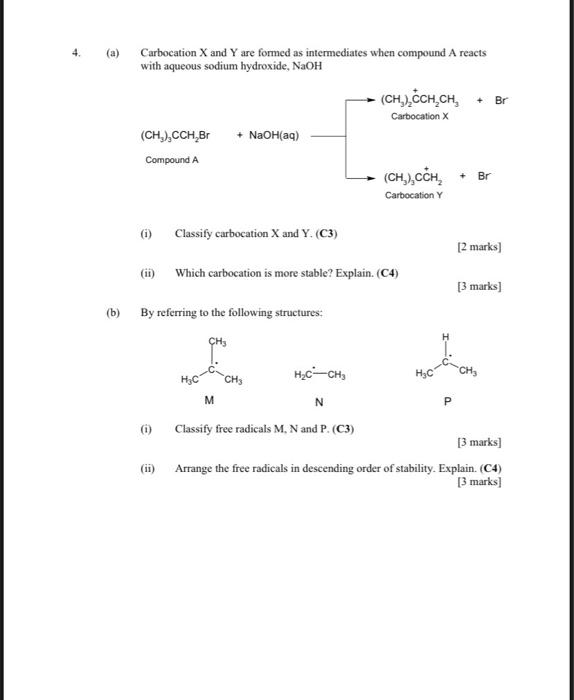 Solved . 2. (a) b (b) Draw four (4) isomers for ester with | Chegg.com