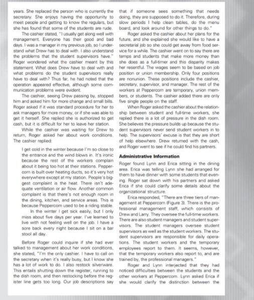 Read the Peppercorn Dining Case on pages 228256 in