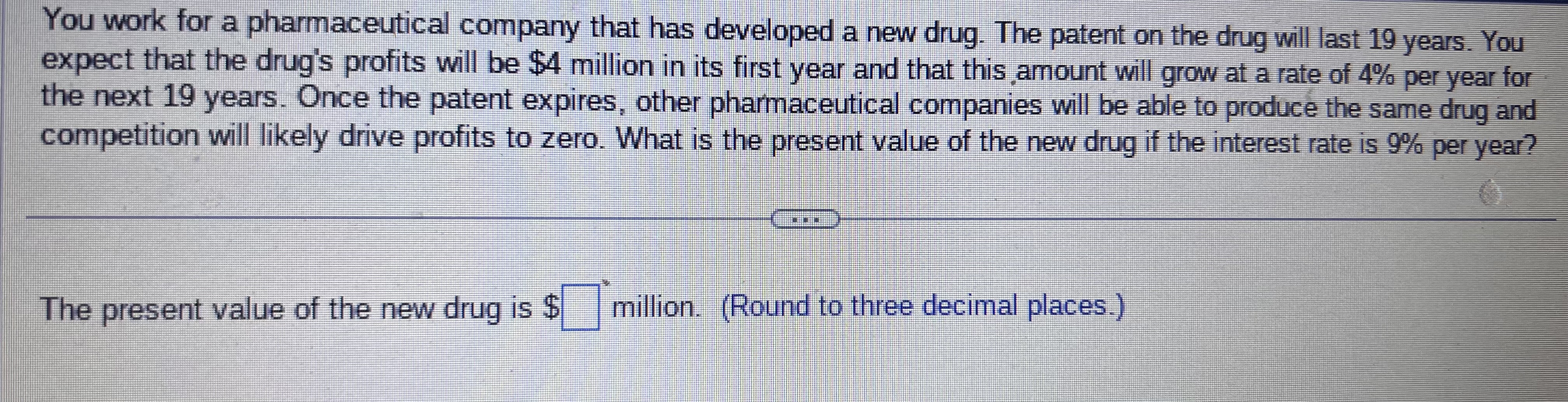 Solved by an EXPERT You work for a pharmaceutical company that has ...