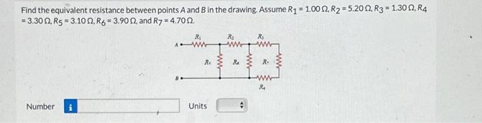 Solved Find The Equivalent Resistance Between Points A And B | Chegg.com