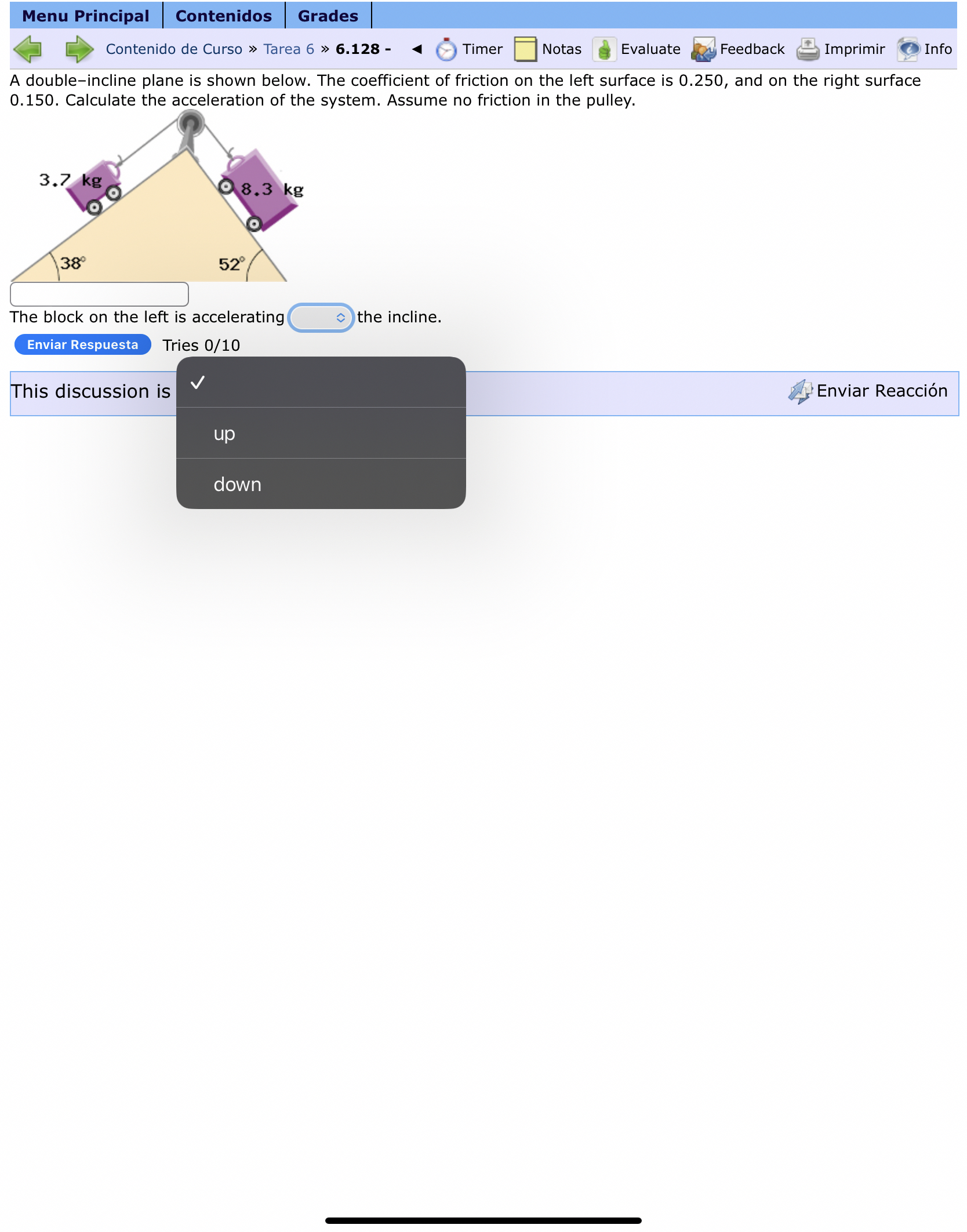 Solved A double-incline plane is shown below. The | Chegg.com