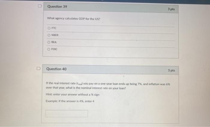 Solved D Question 37 3 pts Using the following information | Chegg.com