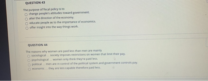 Solved The Reasons Why Women Are Paid Less Than Men Are Chegg