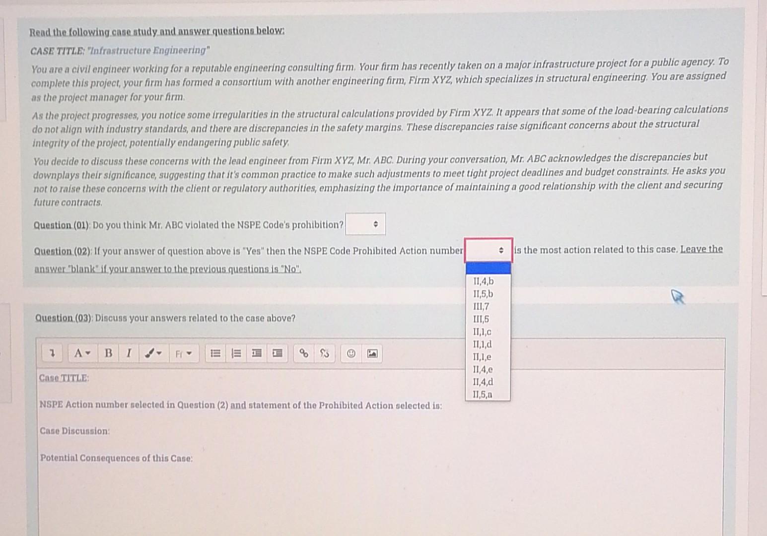 Solved Read the following case study and answer questions | Chegg.com