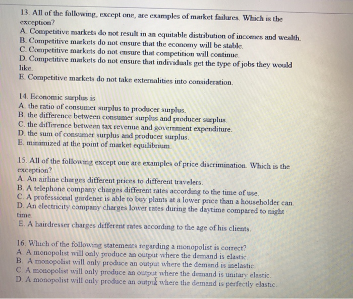 The Following Are All Benefits Of A Product Except Solved 13. All of the following, except one, are examples of | Chegg.com