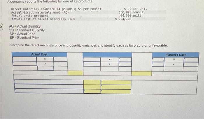 Solved A Company Reports The Following For One Of Its 0758