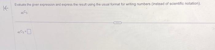 Solved Evaluate the given expression and express the result | Chegg.com