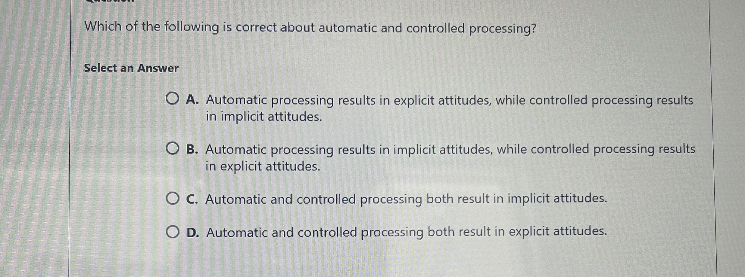 Solved Which of the following is correct about automatic and | Chegg.com