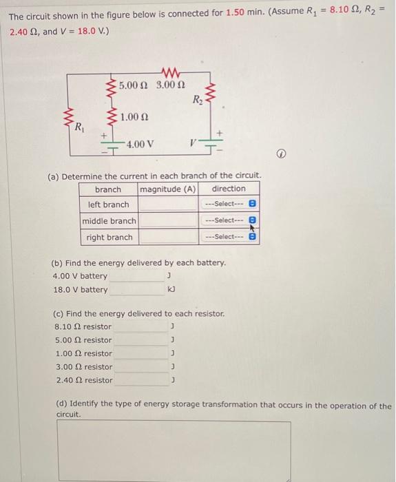 Solved The circuit shown in the figure below is connected | Chegg.com