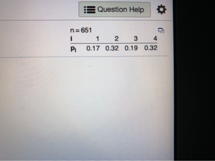 Solved determine the expected count for each outcome (all | Chegg.com