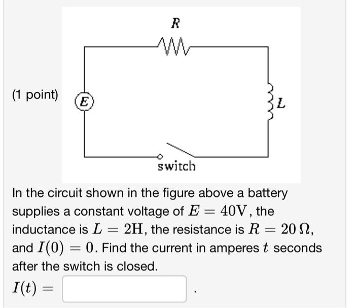 Solved In the circuit shown in the figure above a battery | Chegg.com