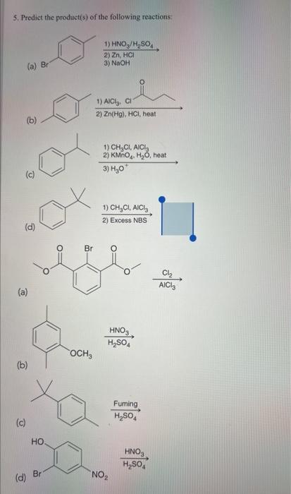 Accl alcl3 2025 zn hg hcl