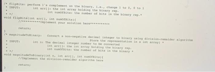 Solved Decimal to Binary Converter Write a C program to | Chegg.com