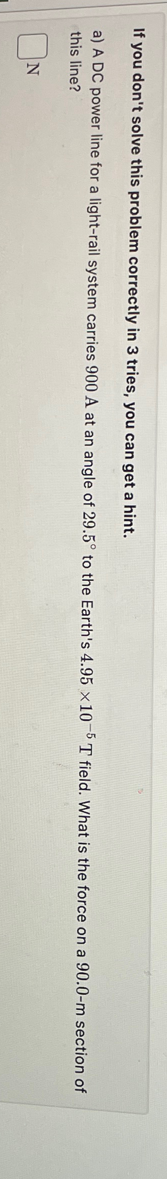 Solved If you don't solve this problem correctly in 3 | Chegg.com
