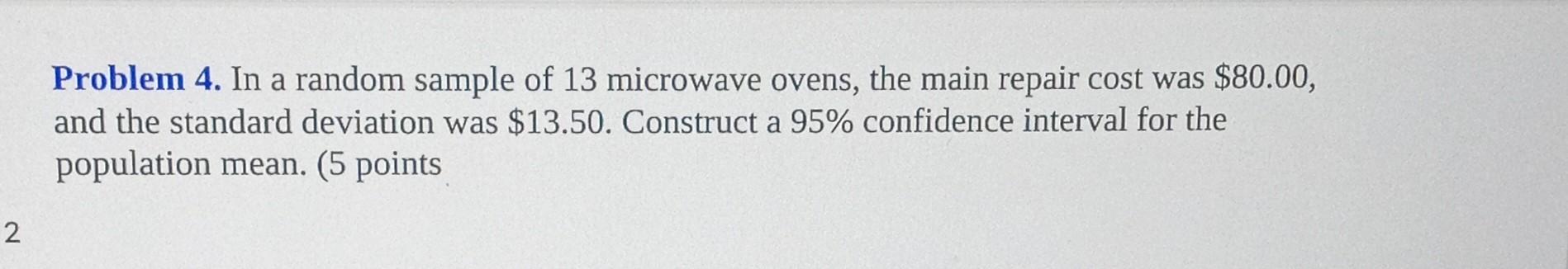 Solved Problem 3. In a random sample of eight people, the | Chegg.com