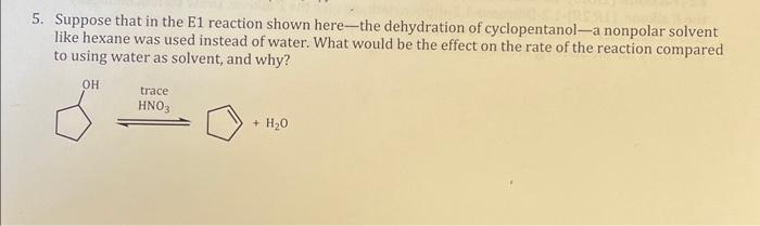 Solved suppose that in the E1 reaction shown here - the | Chegg.com