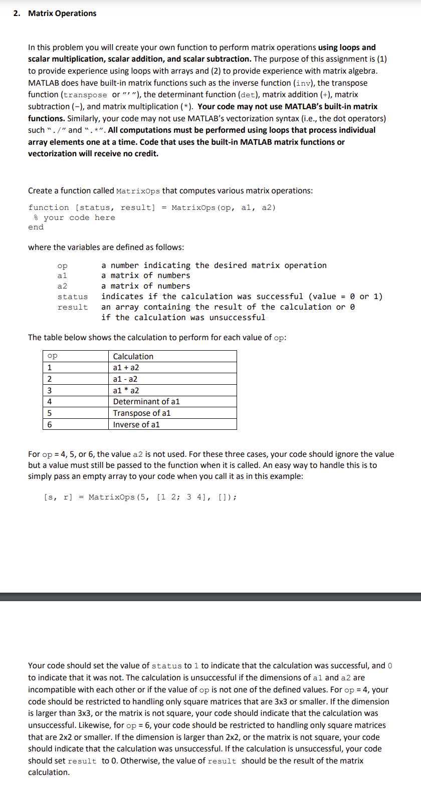 Solved In this problem you will create your own function to | Chegg.com