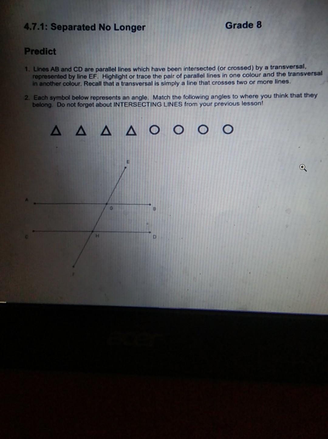 parallel lines with no transversal