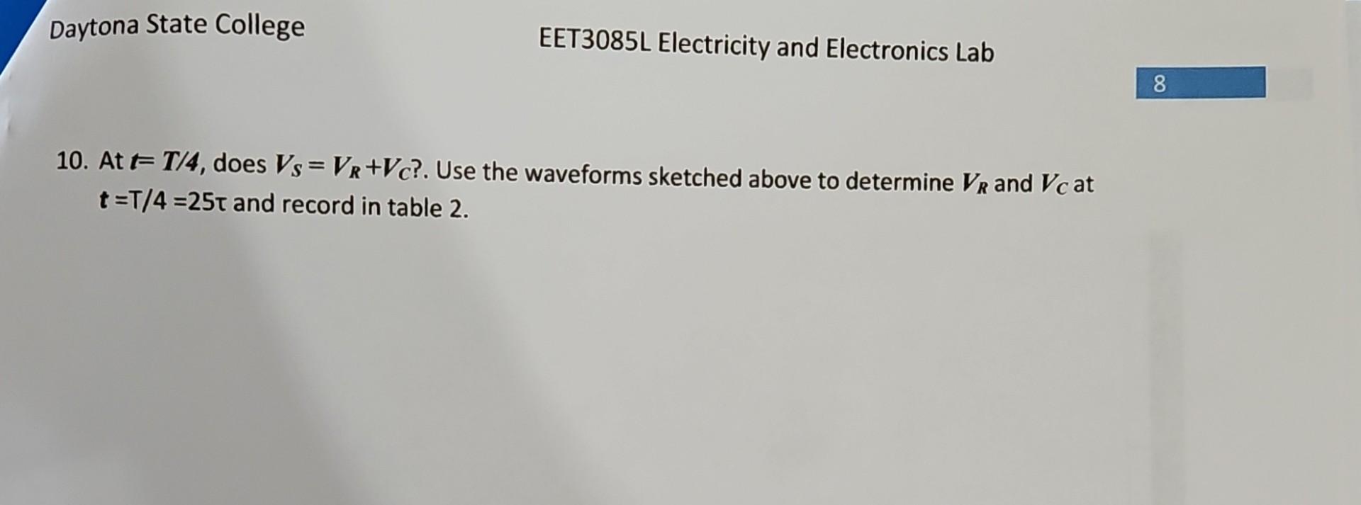 Solved 3. Construct the circuit of figure 1. Using the | Chegg.com