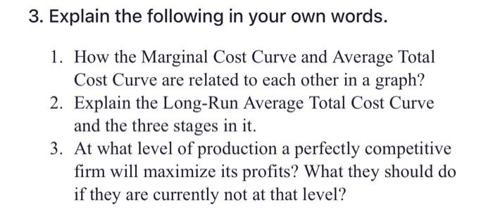 Solved Chapter 13 - The Cost Of ProductionChapter 14 - Firms | Chegg.com