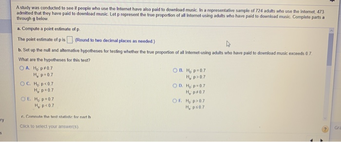 Solved A study was conducted to see if people who use the | Chegg.com