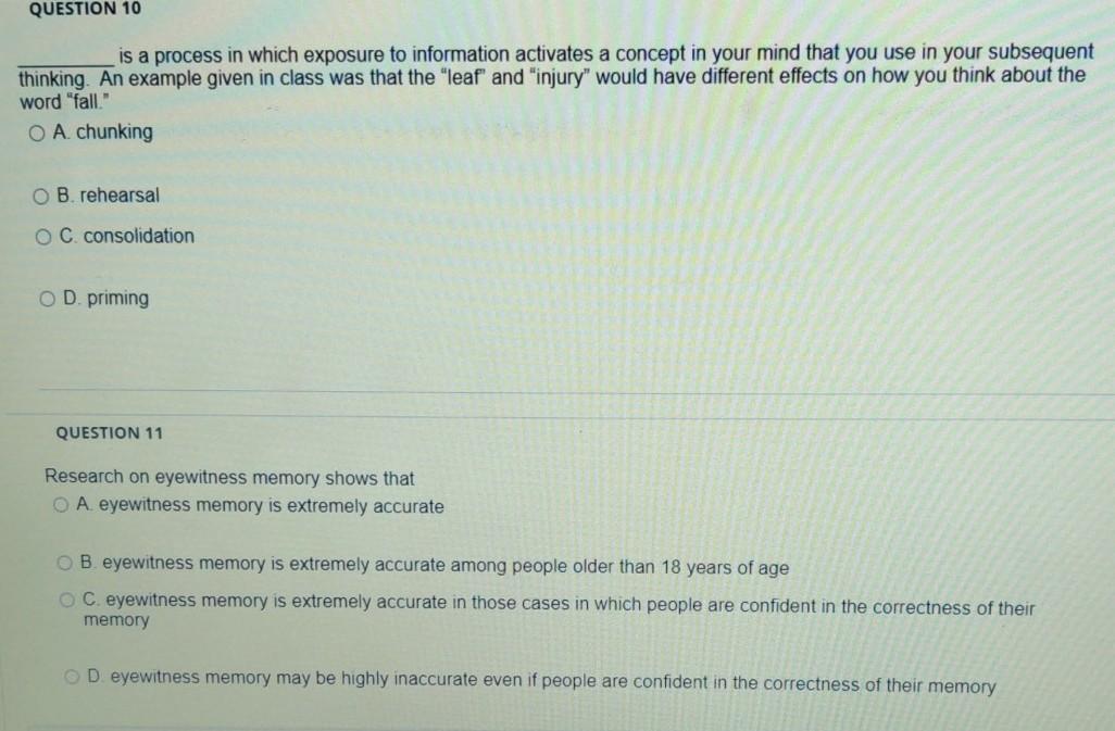 Solved QUESTION 1 In video lectures and in the book, we