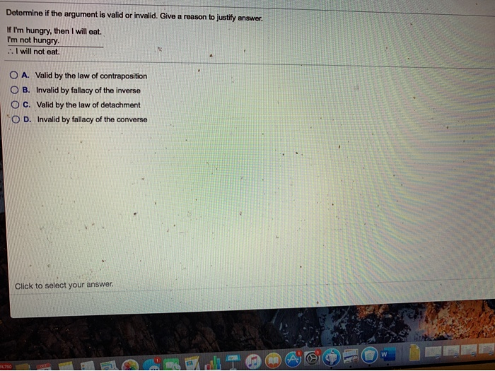 Solved Determine if the argument is valid or invalid. Give a | Chegg.com