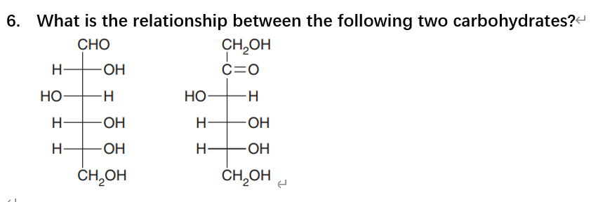 Solved 6. What is the relationship between the following two | Chegg.com