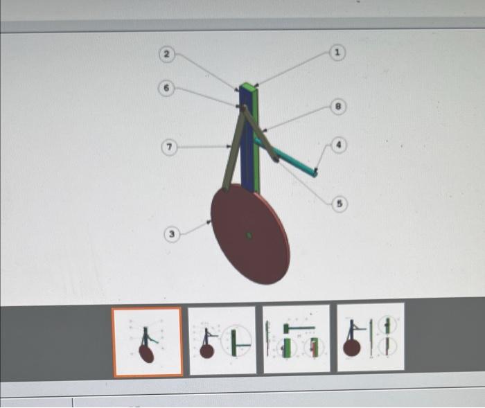 Solved (Wheel Linkage Assembly) It contains 1 Base (1), 1 | Chegg.com
