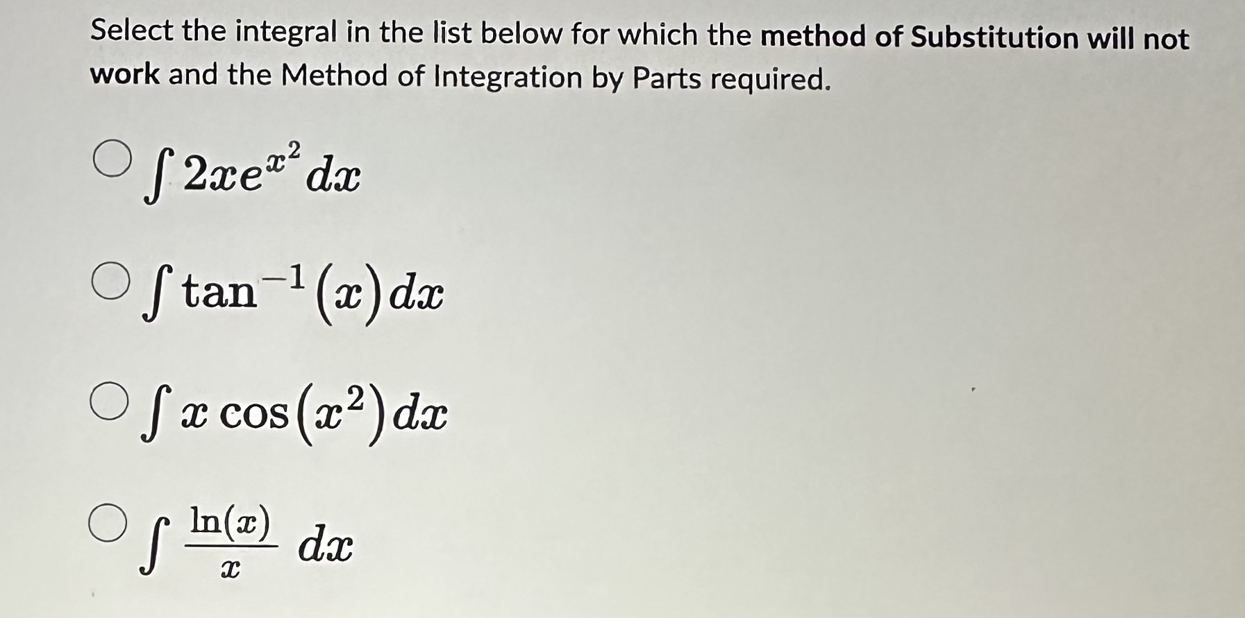Solved (Choose the correct multiple choice option) ﻿Select | Chegg.com