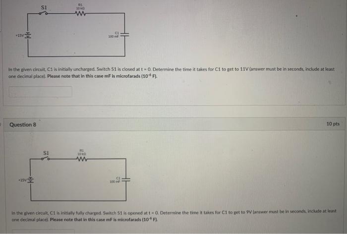 Solved in the given cirtuti. CI is initially uncharged. | Chegg.com