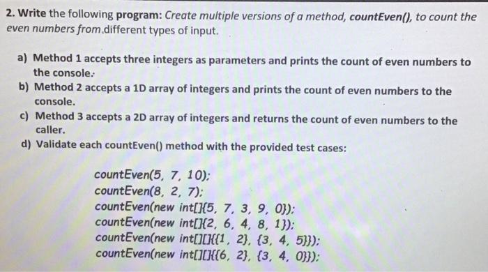 Solved 2. Write the following program: Create multiple | Chegg.com