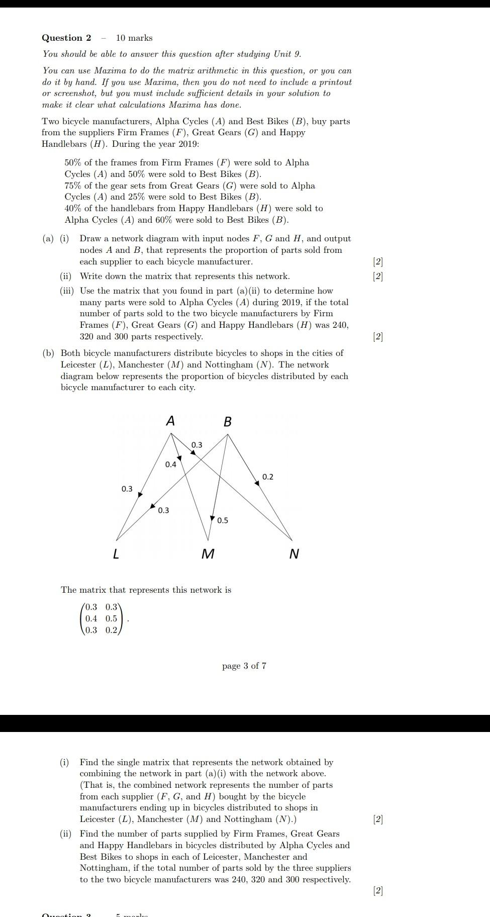 Solved Question 2 10 marks You should be able to answer this | Chegg.com