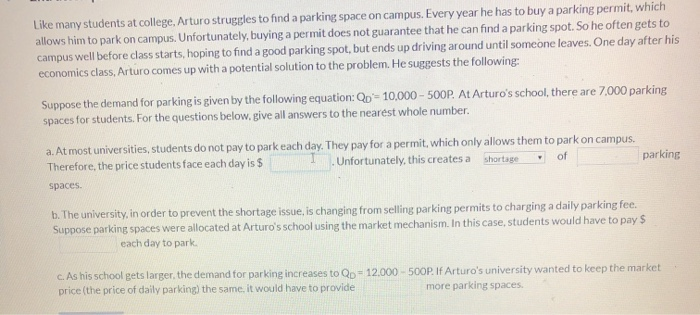 Questions and Answers about Parking