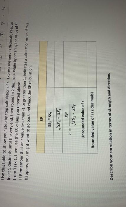 Solved using the example chart how do i fill in the rest of | Chegg.com