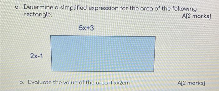 solved-a-determine-a-simplified-expression-for-the-area-of-chegg
