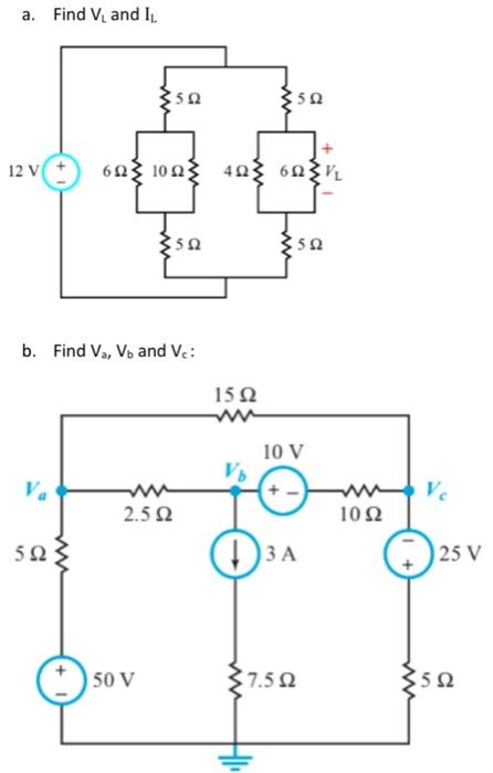 Solved Problem 1: (10 Pts) For The Following Circuits: A. | Chegg.com