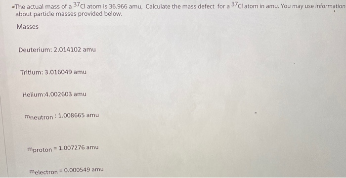 Mass of cl2 in grams