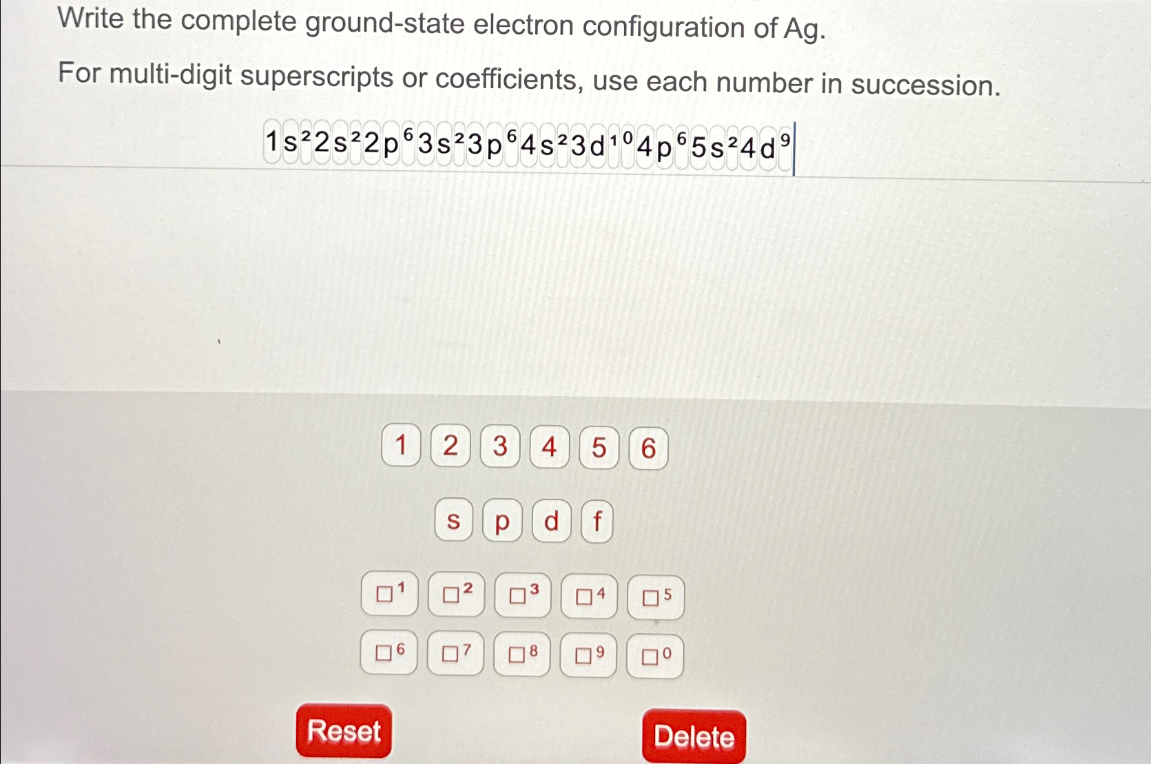 Solved Write The Complete Ground-state Electron | Chegg.com