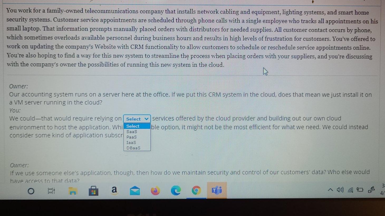 Solved Yo work for a familyowned company