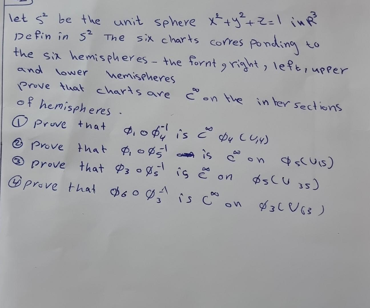 Solved let s2 be the unit sphere x2+y2+z=1 in p3 Defin in 52 | Chegg.com