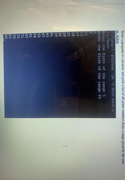 Solved Write a program to calculate and print a list of all | Chegg.com