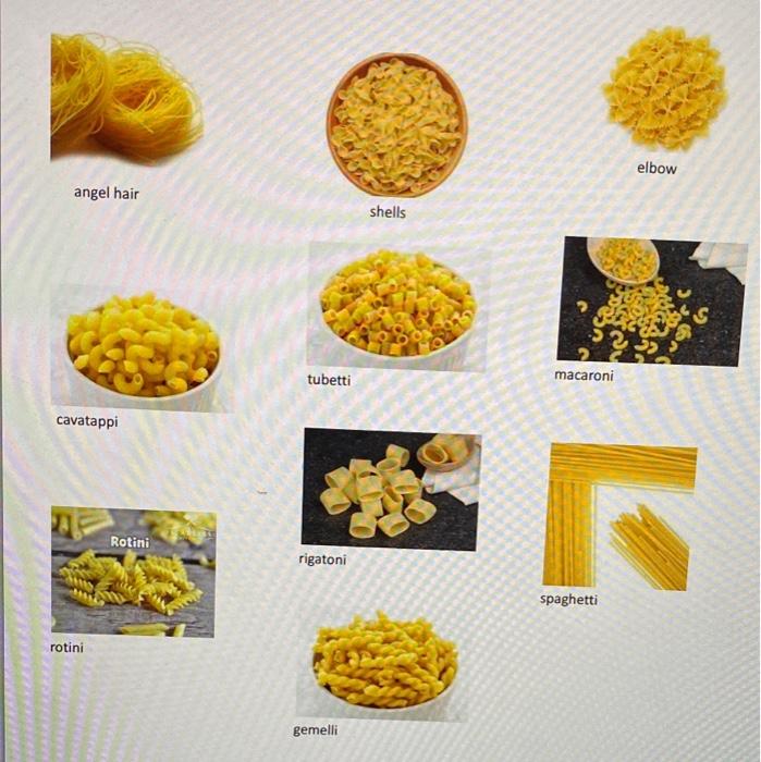 Solved Use the following pasta and make a branched diagram | Chegg.com