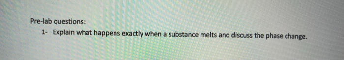 Solved Pre-lab questions: 1. Explain what happens exactly | Chegg.com